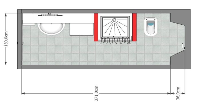 Bagno stato di fatto