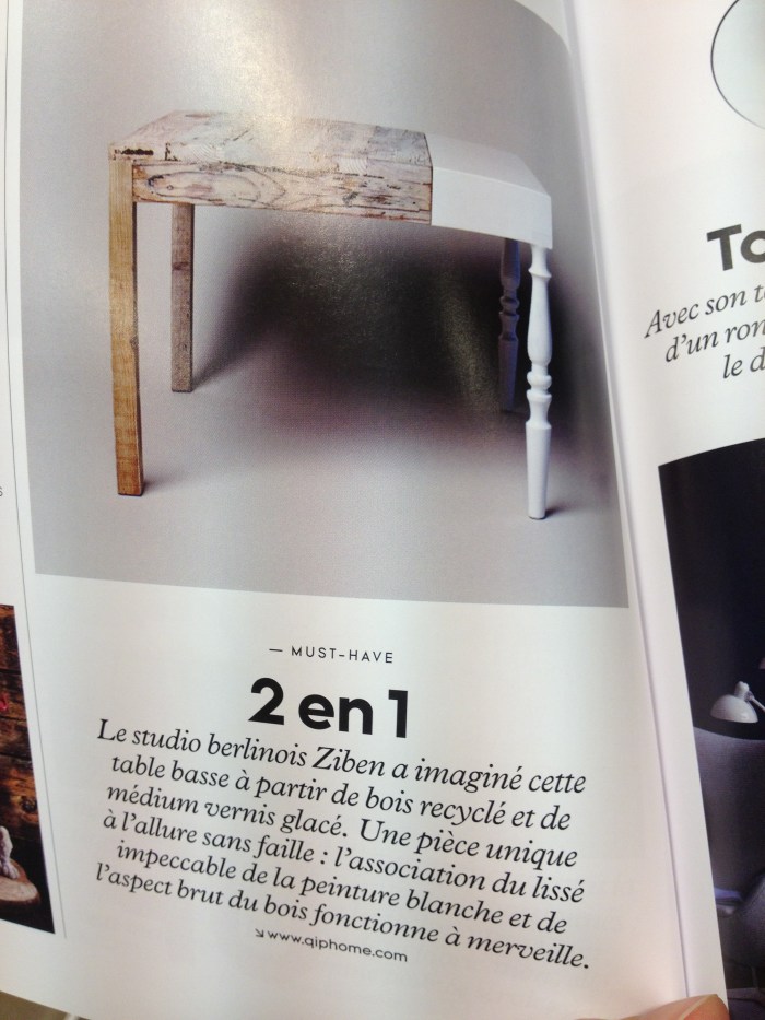 un tavolino per gli indecisi...da "Milk decoration" Sett/Ott 2013