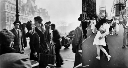 Baci famosi: Robert Doisneau e Alfred Eisenstaedt