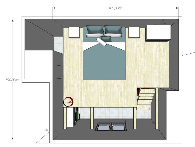 pianta zona notte-soppalco